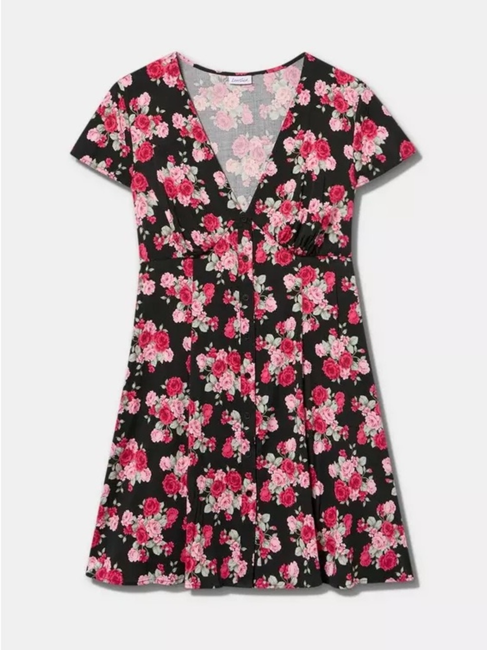 LoveSick Cap Sleeve Mini Dress